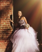 Красивое свадебное платье)